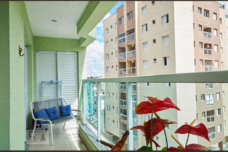 Varanda de apartamento à venda com 3 quartos, 110m² em Vila Guiomar, Santo André