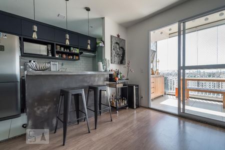 Sala de apartamento à venda com 2 quartos, 80m² em Campininha, São Paulo