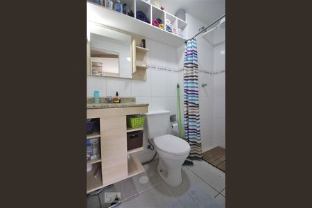 Banheiro da suíte de apartamento para alugar com 1 quarto, 37m² em Vila Andrade, São Paulo