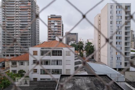 Vista da sala de apartamento para alugar com 2 quartos, 85m² em Cerqueira César, São Paulo