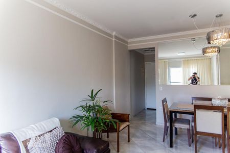 Sala de apartamento à venda com 3 quartos, 87m² em Vila Gilda, Santo André