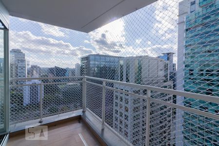 Varanda Sala de apartamento para alugar com 2 quartos, 169m² em Itaim Bibi, São Paulo