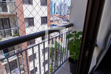 Varanda da Sala de apartamento à venda com 2 quartos, 56m² em Vila Araguaia, São Paulo