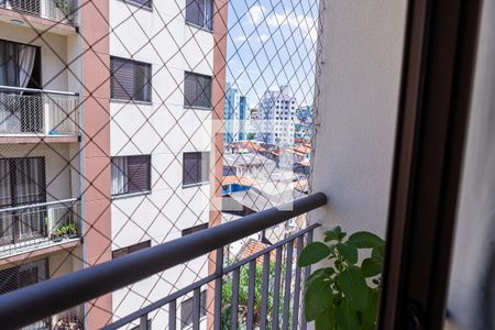Varanda da Sala de apartamento para alugar com 2 quartos, 56m² em Vila Araguaia, São Paulo