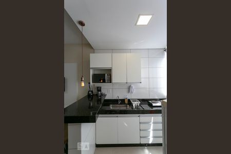 Cozinha de kitnet/studio para alugar com 1 quarto, 28m² em Paquetá, Belo Horizonte