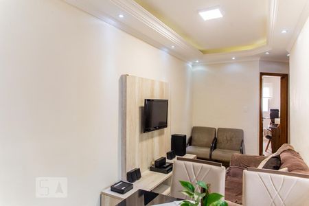 Sala de apartamento à venda com 2 quartos, 54m² em Vila Pires, Santo André