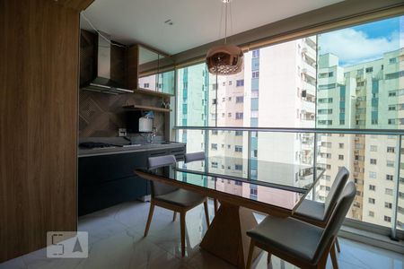 Varanda Gourmet  de apartamento para alugar com 1 quarto, 70m² em Norte (águas Claras), Brasília