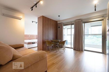 SalaCozinha de apartamento para alugar com 1 quarto, 45m² em Jardim Paulista, São Paulo