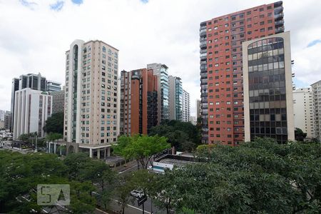 Varanda - Vista de apartamento para alugar com 1 quarto, 45m² em Jardim Paulista, São Paulo