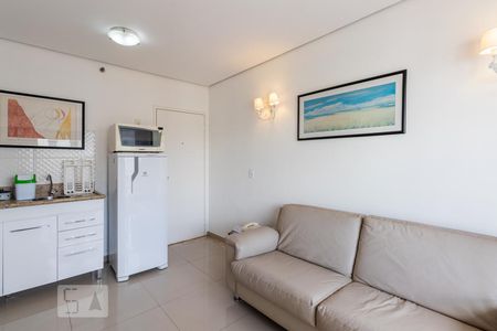 Sala de apartamento à venda com 1 quarto, 37m² em Indianópolis, São Paulo