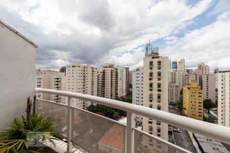 Varanda de apartamento à venda com 1 quarto, 37m² em Indianópolis, São Paulo