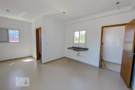 Sala e Cozinha de kitnet/studio à venda com 1 quarto, 32m² em Quinta da Paineira, São Paulo