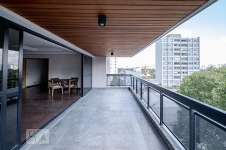 Varanda da Sala de apartamento para alugar com 4 quartos, 296m² em Pinheiros, São Paulo