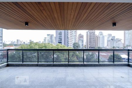 Varanda da Sala de apartamento para alugar com 4 quartos, 296m² em Pinheiros, São Paulo