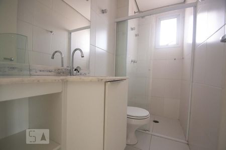 Banheiro de apartamento para alugar com 1 quarto, 43m² em Brooklin Paulista, São Paulo