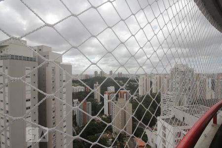 Vista da varanda de apartamento à venda com 5 quartos, 210m² em Vila Andrade, São Paulo