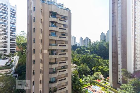 Vista da sala de apartamento à venda com 1 quarto, 75m² em Jardim Fonte do Morumbi, São Paulo