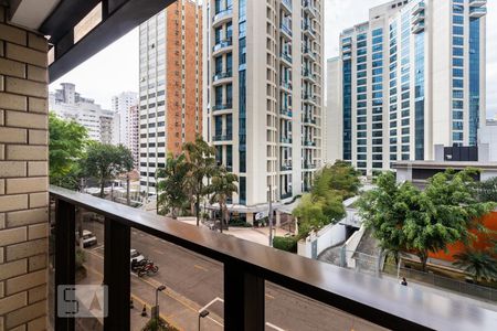 Varanda de apartamento para alugar com 1 quarto, 38m² em Indianópolis, São Paulo