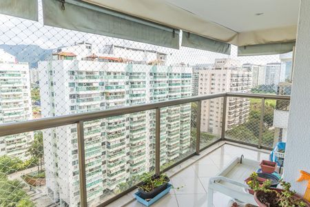 Varanda da Sala 1 de apartamento à venda com 4 quartos, 194m² em Jacarepaguá, Rio de Janeiro