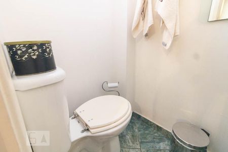 Lavabo de casa de condomínio à venda com 3 quartos, 122m² em Vila Scarpelli, Santo André