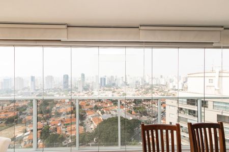 Varanda da Sala de apartamento para alugar com 1 quarto, 93m² em Vila Gertrudes, São Paulo