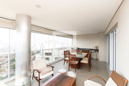 Varanda da Sala de apartamento para alugar com 1 quarto, 93m² em Vila Gertrudes, São Paulo