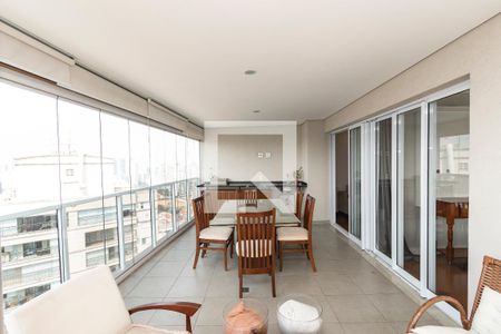 Varanda da Sala de apartamento para alugar com 1 quarto, 93m² em Vila Gertrudes, São Paulo