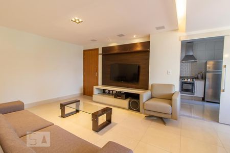 Sala de apartamento à venda com 2 quartos, 75m² em Lourdes, Belo Horizonte