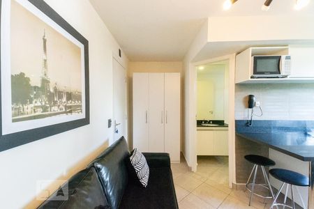 Sala de apartamento para alugar com 1 quarto, 37m² em Vila Nova Conceição, São Paulo