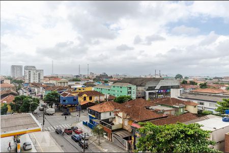 Vista varanda de apartamento para alugar com 1 quarto, 60m² em Encruzilhada, Santos