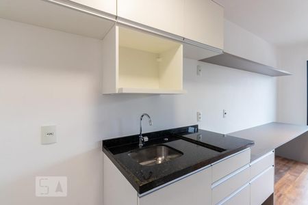 Cozinha de kitnet/studio à venda com 1 quarto, 30m² em Indianópolis, São Paulo