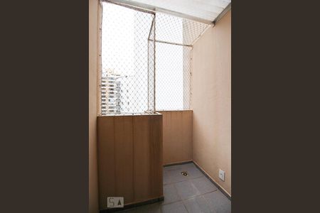 Varanda da Sala de apartamento para alugar com 1 quarto, 45m² em Moema, São Paulo