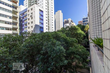 Vista da Varanda de kitnet/studio para alugar com 1 quarto, 55m² em Lourdes, Belo Horizonte