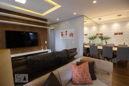 Detalhe Sala de apartamento à venda com 2 quartos, 83m² em Continental, Osasco