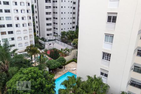 Vista do Quarto de apartamento para alugar com 1 quarto, 52m² em Vila Nova Conceição, São Paulo