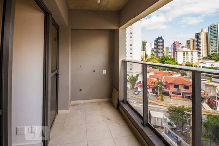 Varanda da Sala de kitnet/studio para alugar com 1 quarto, 40m² em Cambuí, Campinas