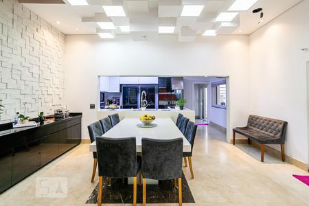 Sala de Jantar de casa à venda com 5 quartos, 440m² em Parque Marajoara, Santo André