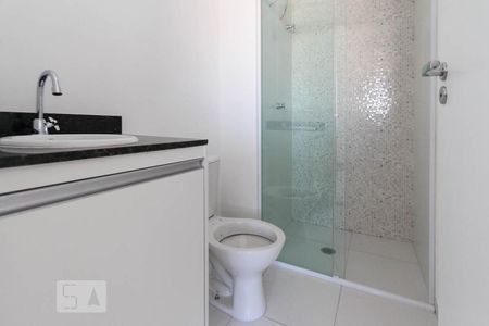 Banheiro de apartamento para alugar com 1 quarto, 33m² em Chácara Santo Antônio (zona Leste), São Paulo