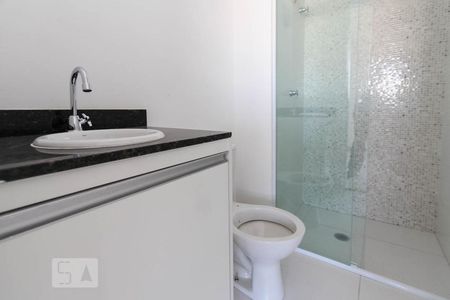 Banheiro de apartamento para alugar com 1 quarto, 33m² em Chácara Santo Antônio (zona Leste), São Paulo