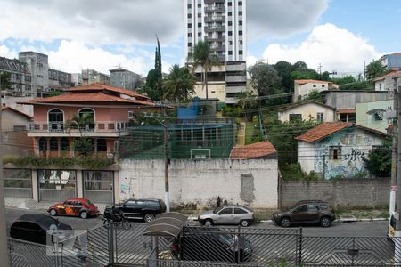 VISTA SALA de apartamento à venda com 2 quartos, 57m² em Moinho Velho, São Paulo