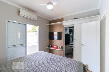 Quarto 1 - Suíte de casa de condomínio à venda com 3 quartos, 160m² em Chácara Primavera, Campinas