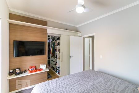 Quarto 1 - Suíte de casa de condomínio à venda com 3 quartos, 160m² em Chácara Primavera, Campinas