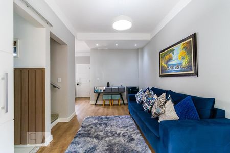 Sala de estar de casa de condomínio à venda com 3 quartos, 160m² em Chácara Primavera, Campinas