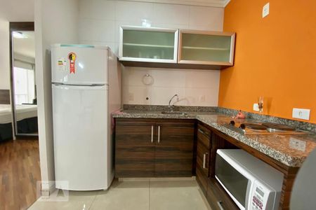 Cozinha de kitnet/studio à venda com 1 quarto, 42m² em Barra Funda, São Paulo