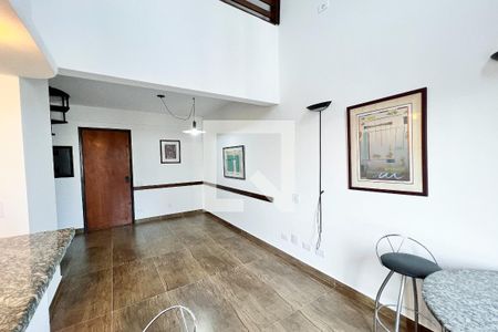 Sala de apartamento à venda com 1 quarto, 85m² em Moema, São Paulo