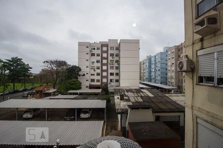 Vista da Sala de apartamento à venda com 1 quarto, 48m² em Humaitá, Porto Alegre