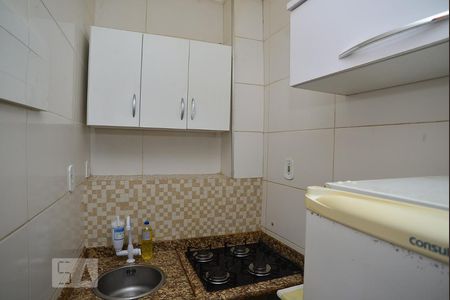 Cozinha de apartamento à venda com 1 quarto, 25m² em Centro, Rio de Janeiro