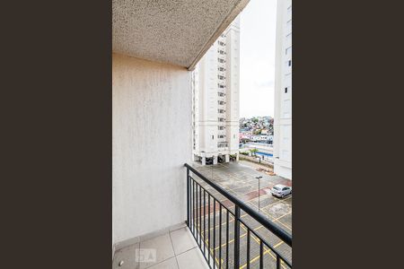 Varanda da Sala de apartamento à venda com 3 quartos, 59m² em Parque João Ramalho, Santo André