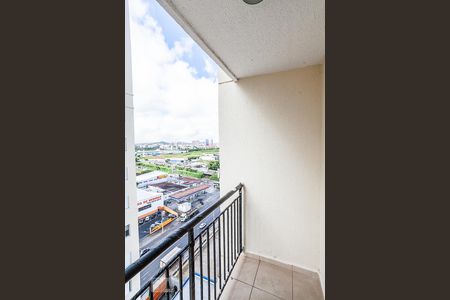 Varanda da Sala de apartamento à venda com 3 quartos, 59m² em Parque João Ramalho, Santo André