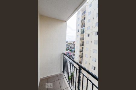 Varanda da Sala de apartamento à venda com 3 quartos, 59m² em Parque João Ramalho, Santo André